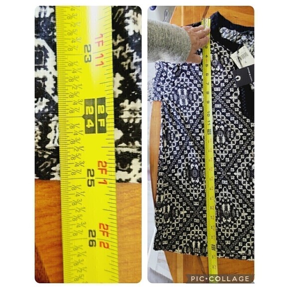 Lucky Brand Velvet Tunic Women Small Embroidered Boho Black NWT Bell Sleeves NWT - Picture 12 of 12